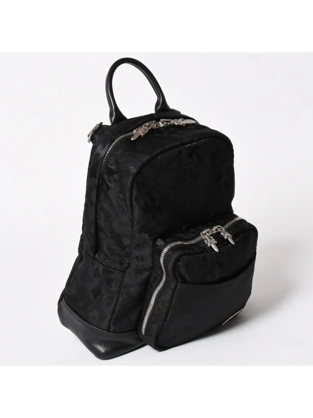 Chrome Hearts Grade Mini Seventh Gray Mini Backpack Nylon Jacquard All Over